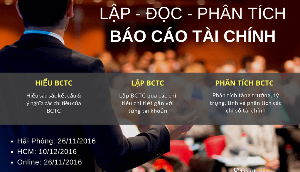 Khóa đào tạo Lập BCTC Quản trị