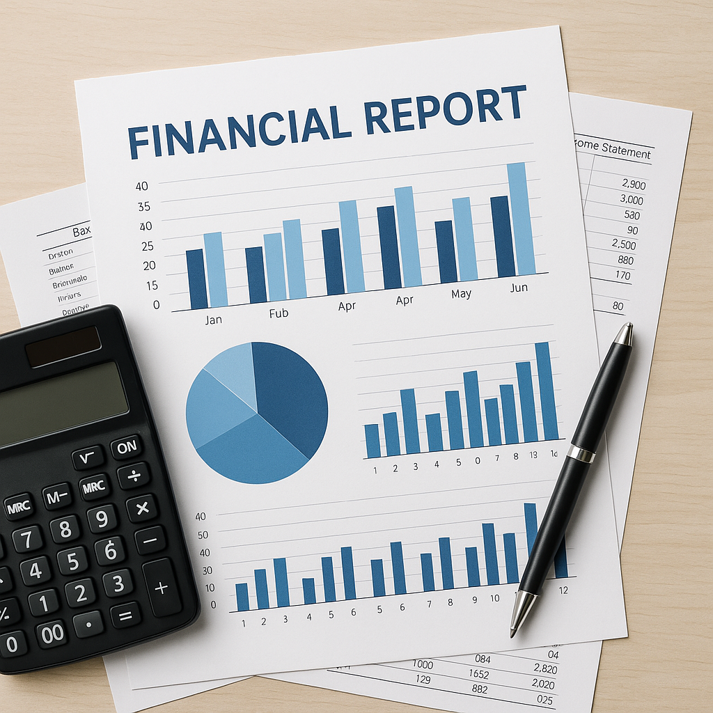 Ghi sổ sách kế toán, Lập BCTC, Báo cáo thuế và Báo cáo nội bộ